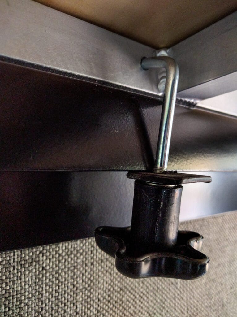 Bed platform clamp