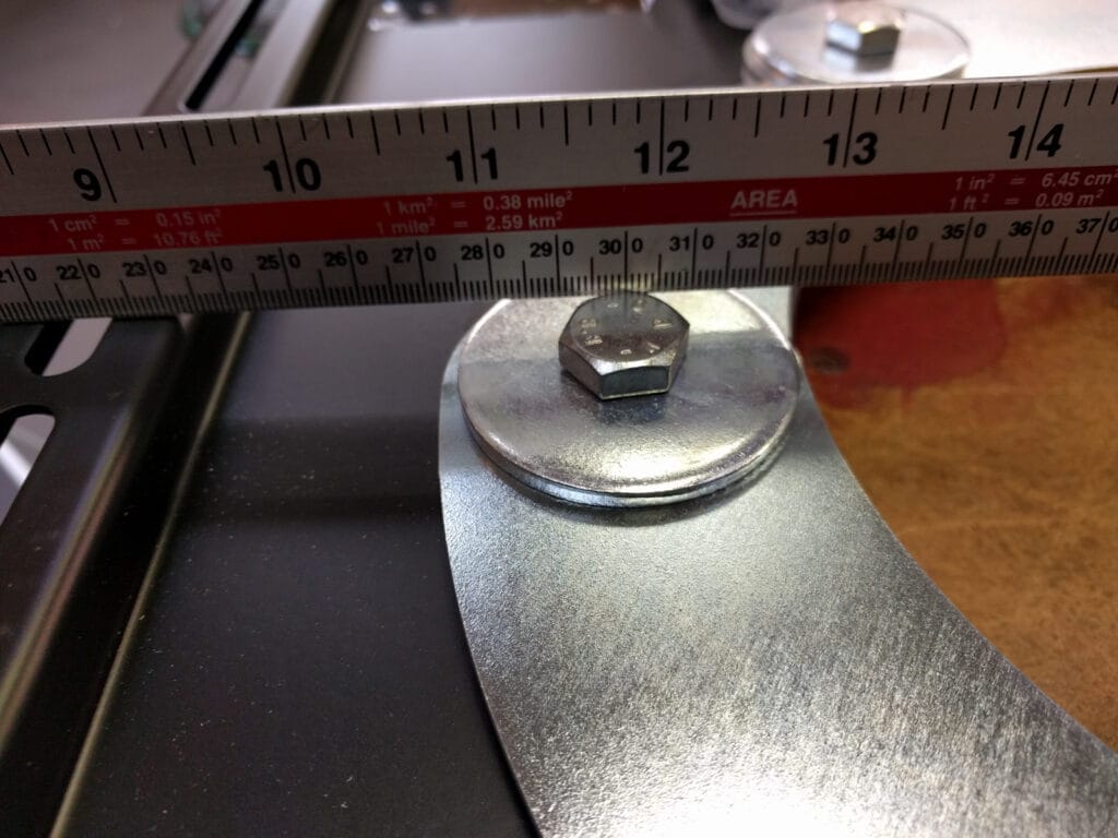 CTA swivel bolts aren't much higher than the side rails