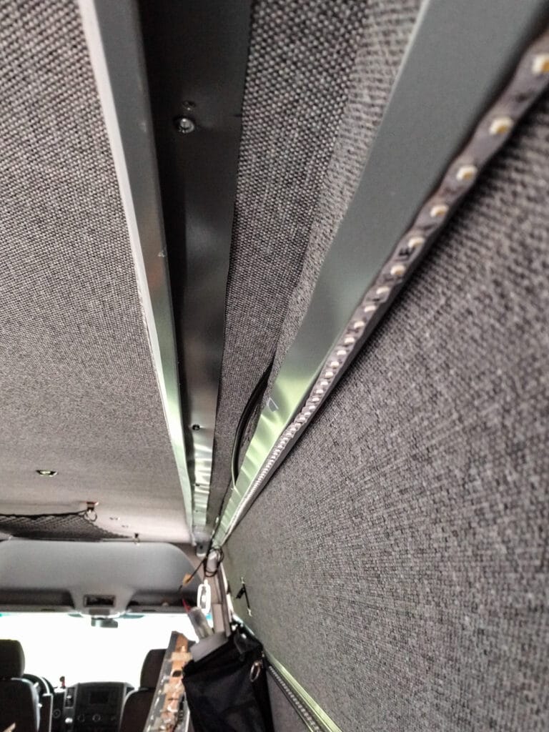 Coving brackets made from aluminum siding trim