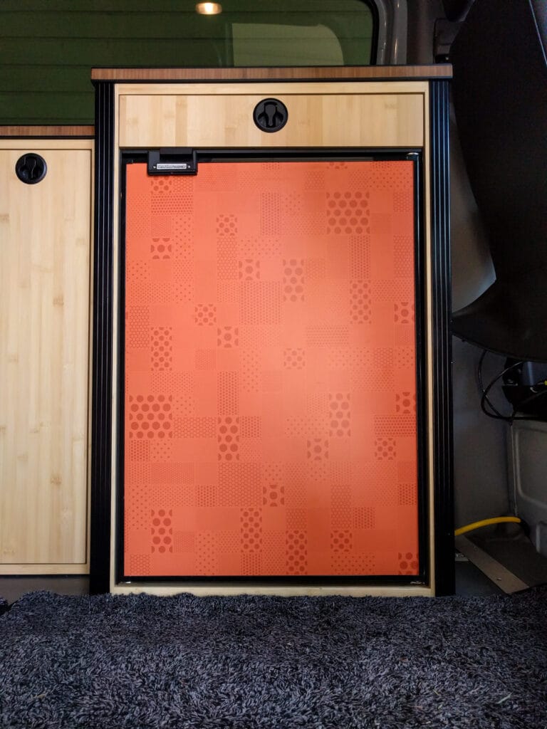 12v TruckFridge in cabinet
