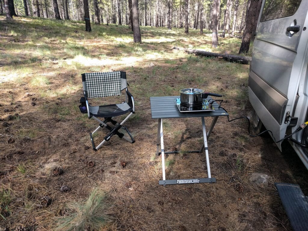 Pico Chair and GCI folding table