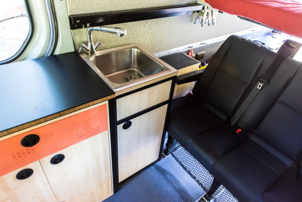 Sink cabinet (temporary countertop)