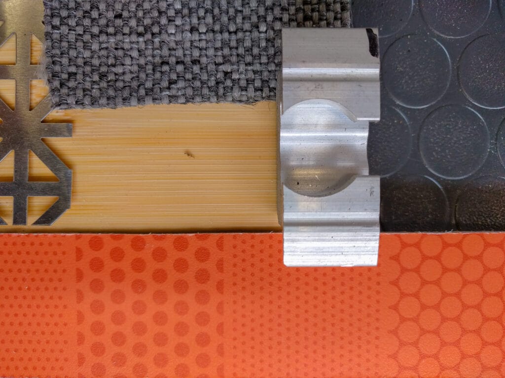 Some of the materials we chose to use, and how they look together