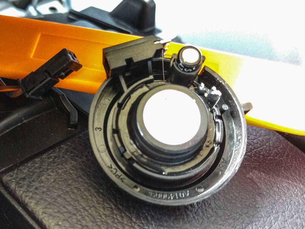 Pop out the tweeter from the base of the surround. It's only held in with a couple of plastic clips. Then unplug it and tape the wire somewhere to stop it from rattling.