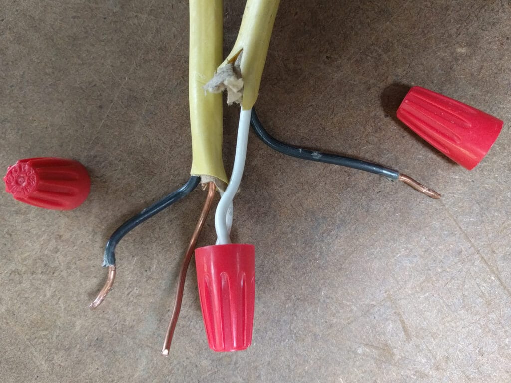 Household wires and wire nuts