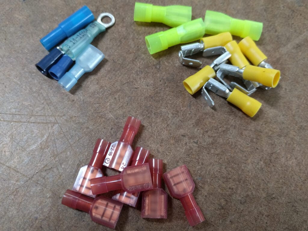crimp-on cable ends