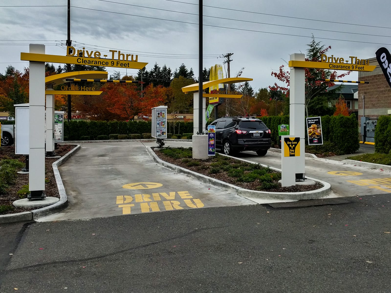 McDonalds have a 9' maximum height at their drive-through