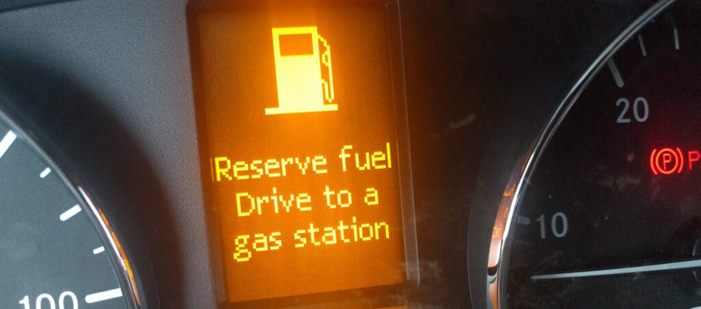 Drive to a gas station ... surely you mean diesel?