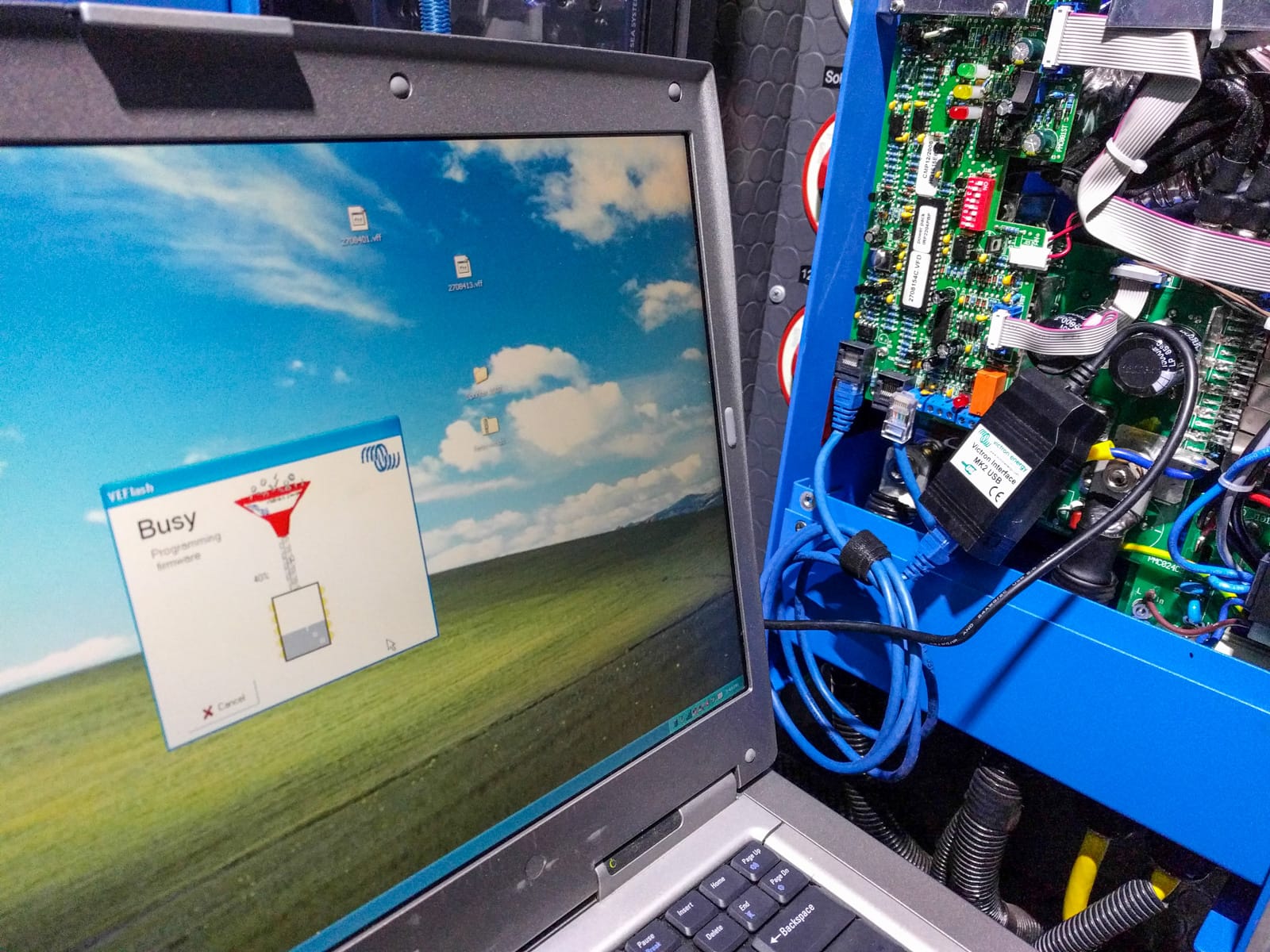 Updating MultiPlus Compact inverter with new firmware