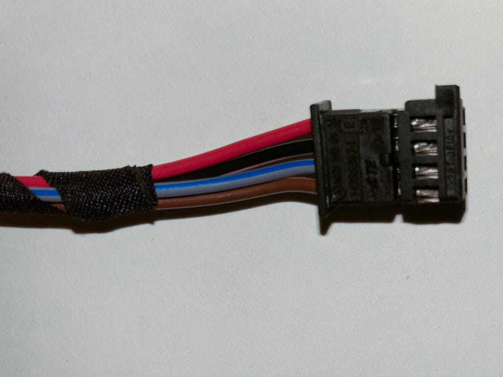 Close-up of the X178 connector