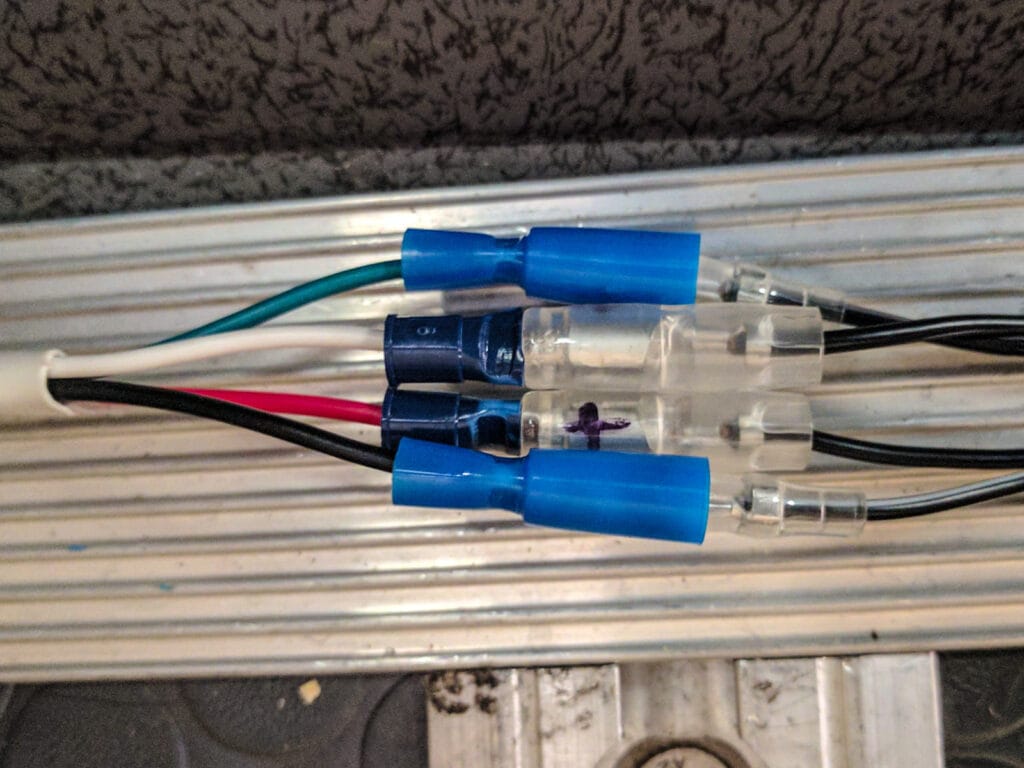 Bullet terminal connectors for the speaker wires