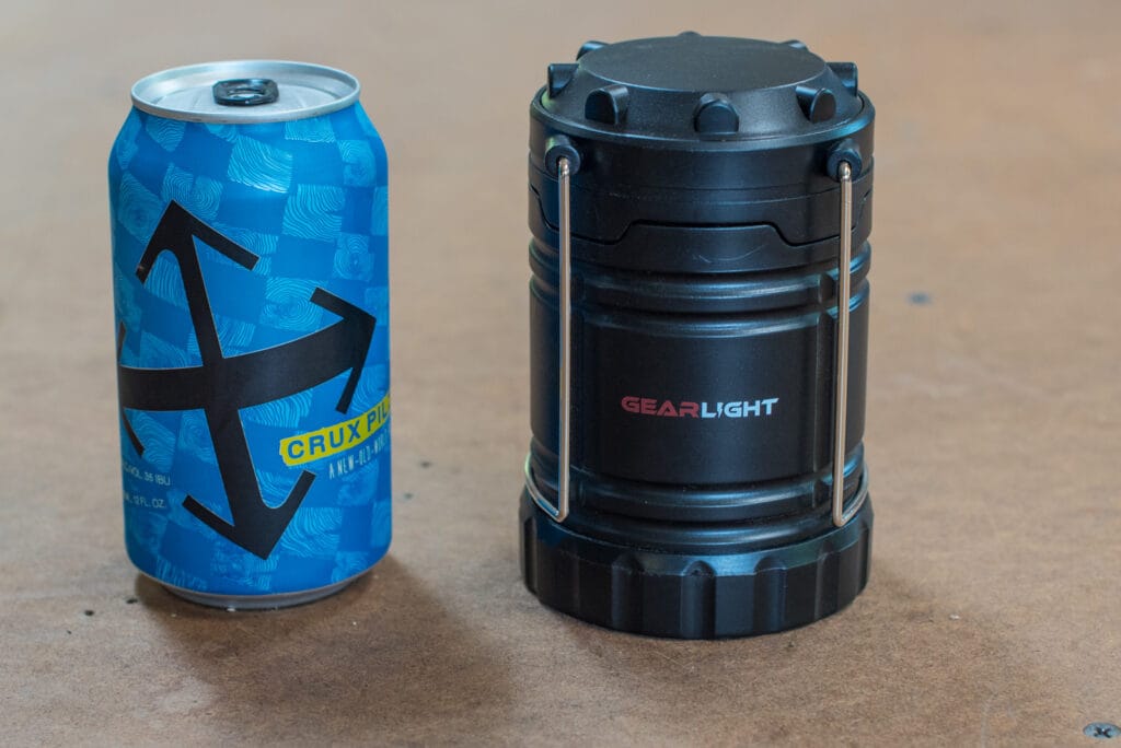 The GearLight lantern.