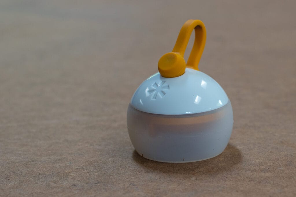 Snow Peak's Mini Hozuki lantern.